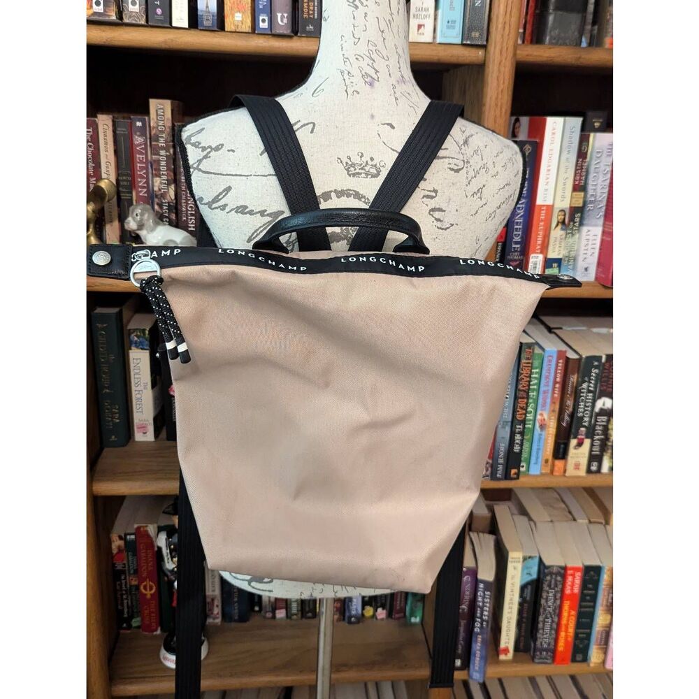 Longchamp Beige Backpack